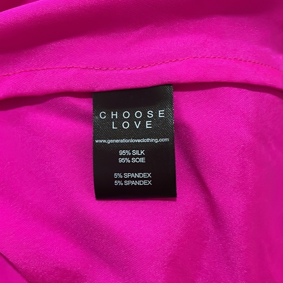 Generation Love Lori Crystal Strap Cami Top in Hot Pink SZ M NWT - Picture 7 of 8